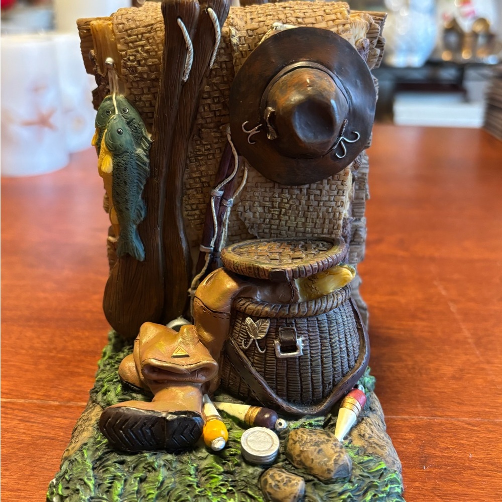Rustic Fishing Themed Bookends